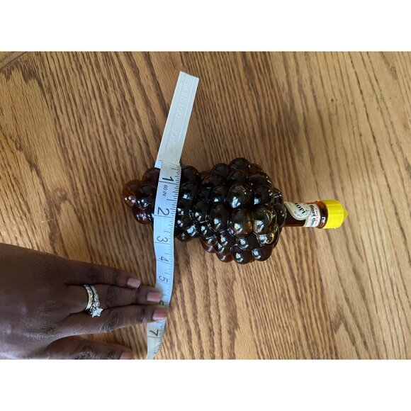 Vintage Italian Chianti Wine Bottle Shaped Like Grapes Unique Decorative Bar - Picture 11 of 11